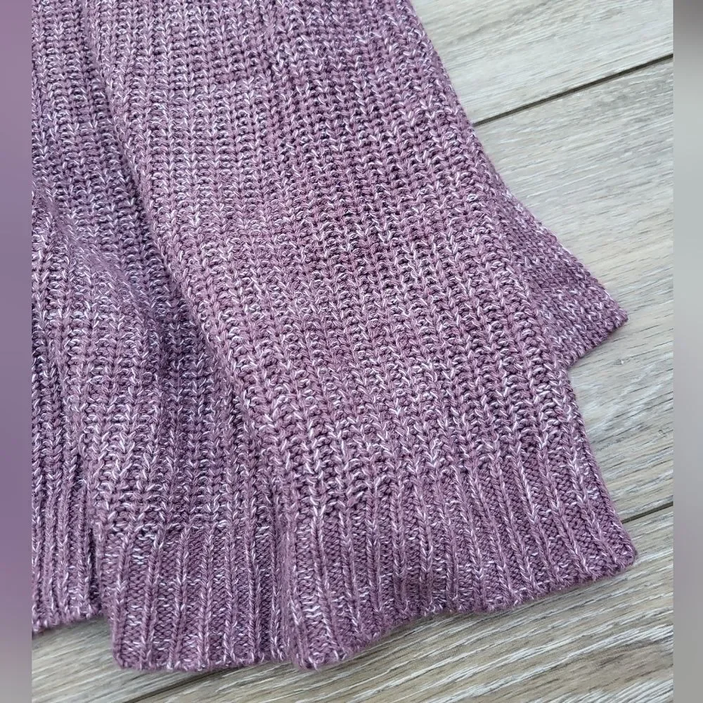Nine West lavender cardigan sweater balloon sleeve size small